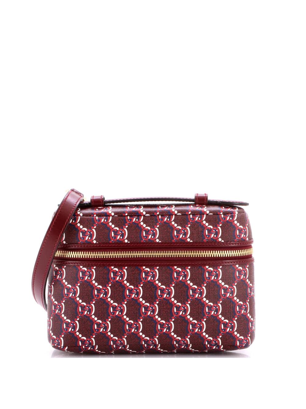 Gucci Emblem Top Handle Vanity Bag Gg #366118G13B